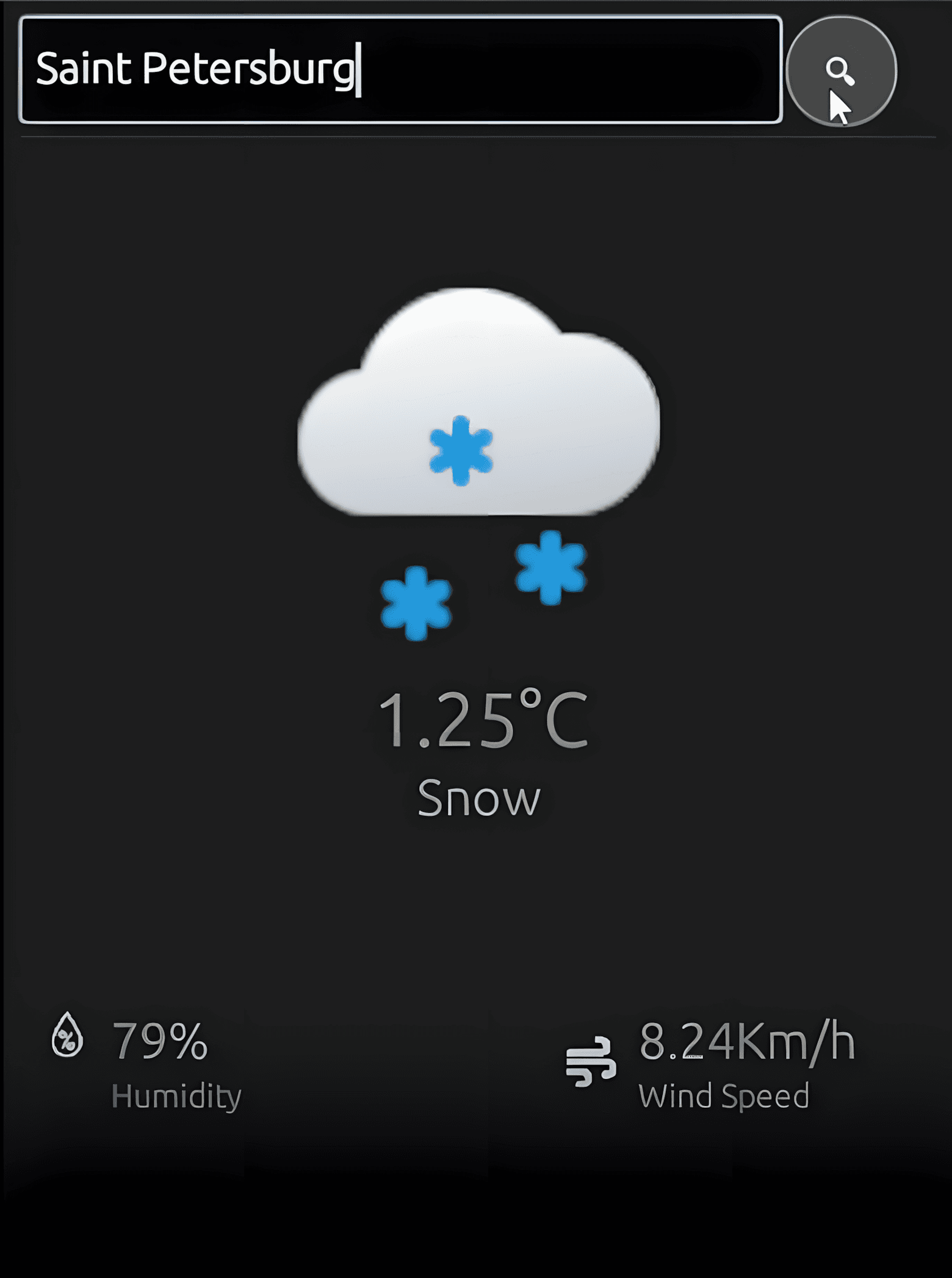 Screenshot of ForecastCrab - Native Weather Desktop App