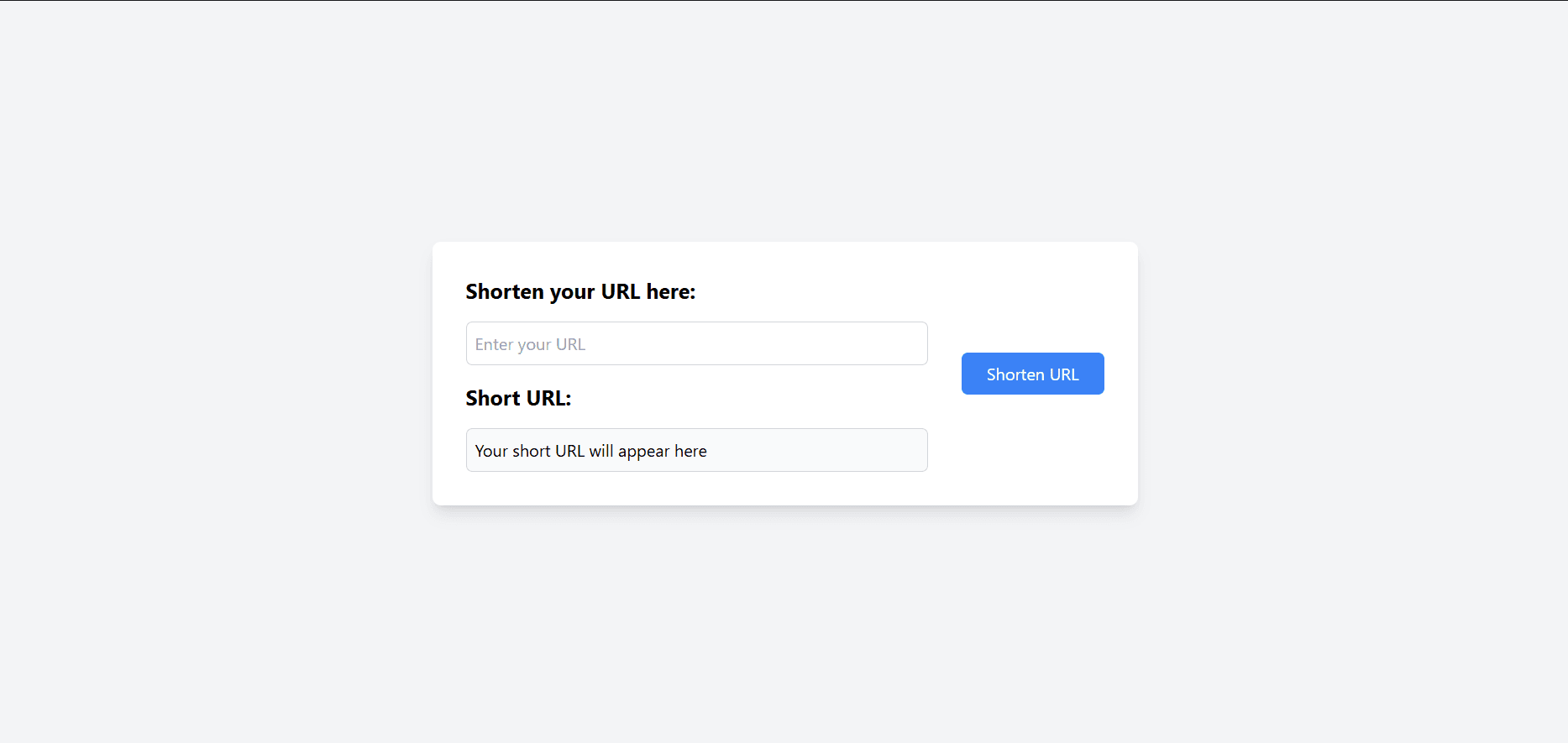 Screenshot of URL Shortener - Scalable Link Management Service